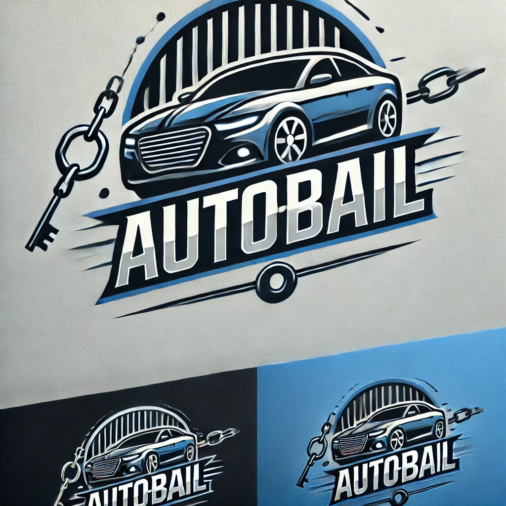 autobail logo depicting a var and keys for shackles